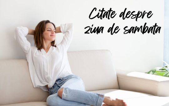 Citate despre ziua de sâmbătă
